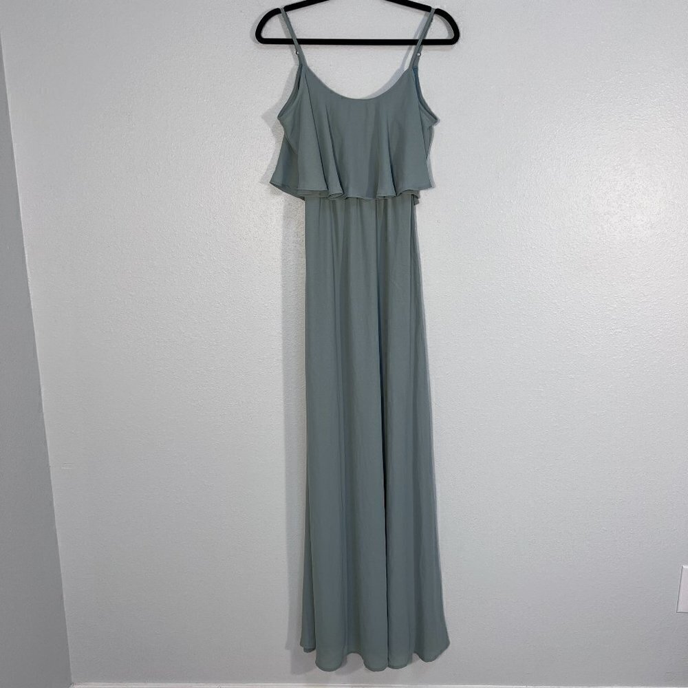 Show Me Your Mumu Caitlin Ruffle Lined Maxi Dress